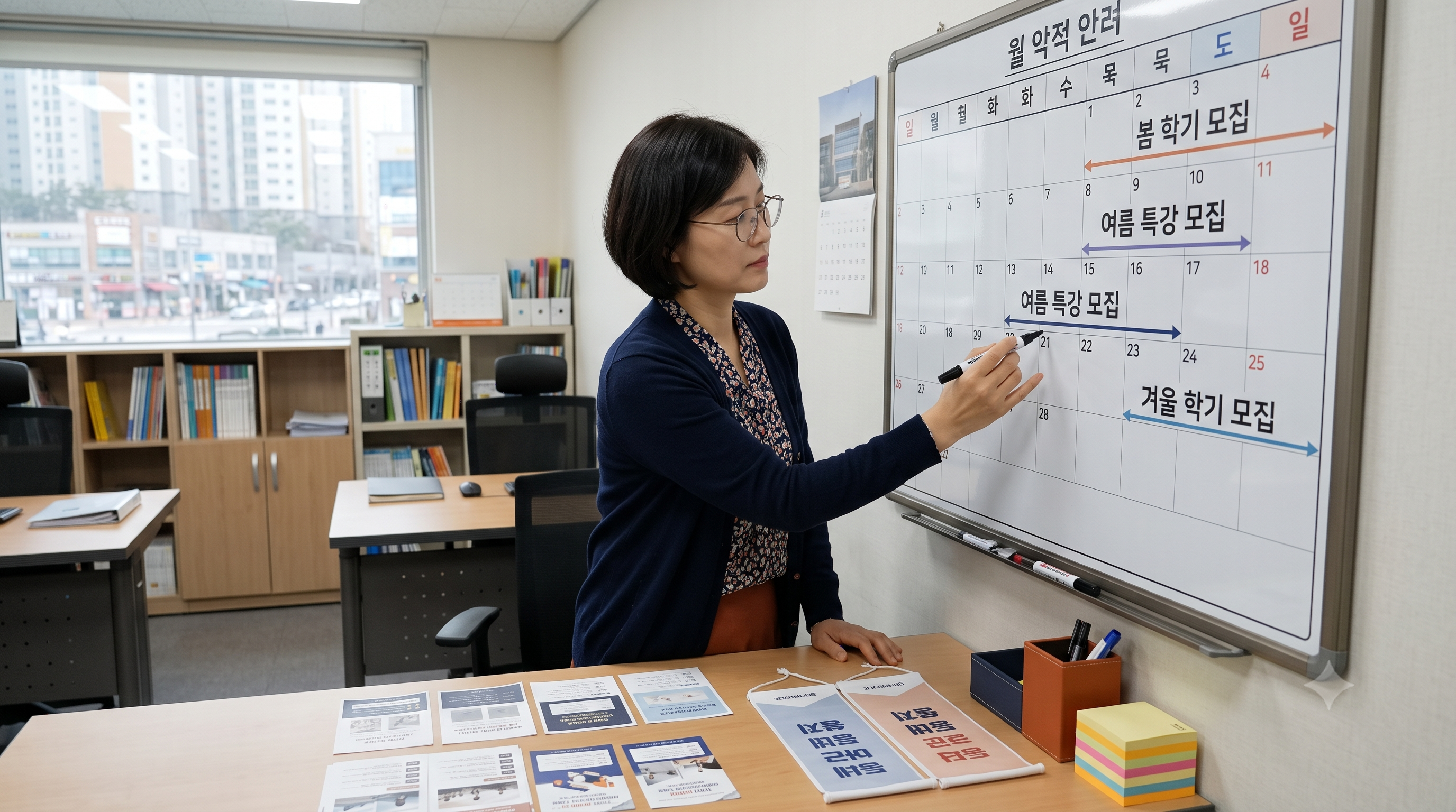 신학기·방학 시즌에 맞춘 학원 모집 광고 집행 캘린더
